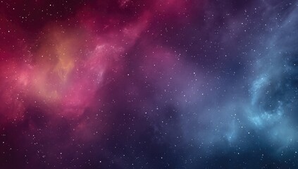 Fototapeta premium Cosmic nebula, swirling hues of deep space