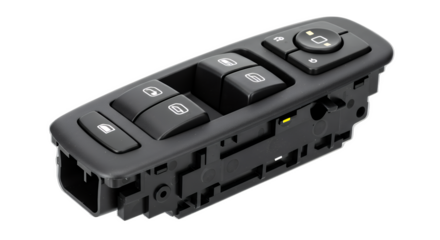 Window switch car part transparent image