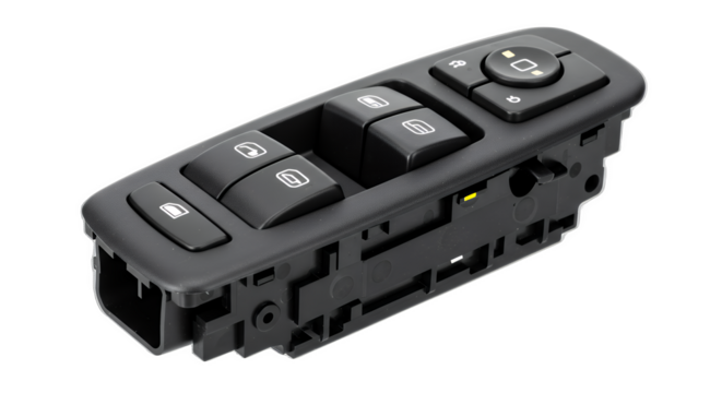 Window switch car part transparent image