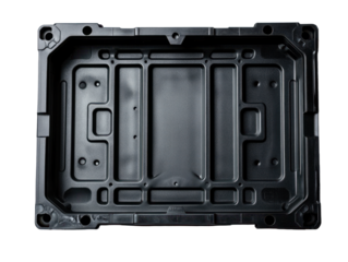 Black Plastic Product Tray