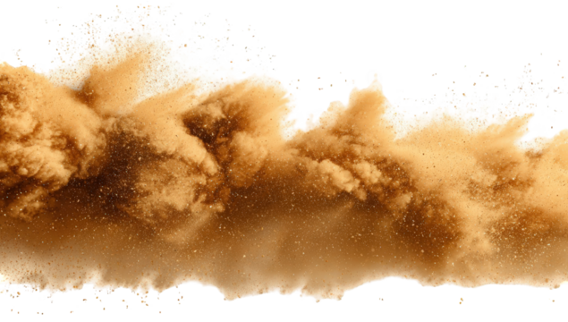 Desert Dust Storm Clouds