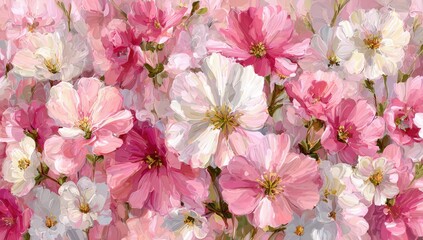 Floral blossom background
