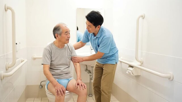 介護施設の排泄介助
