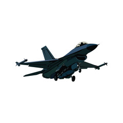 Combat aircraft design template