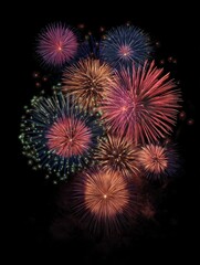 Obraz premium 4th of july fireworks