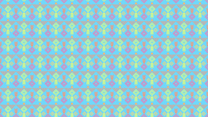 Geometric ethnic oriental pattern ikat pattern traditional Design for background