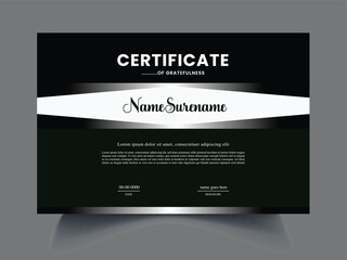 Professional clean Certificate Design Template 
