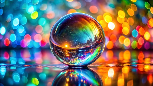 Crystal Ball Reflection Exploring the Future of AI, from Google's Gemini, How AI Works in a Few Words