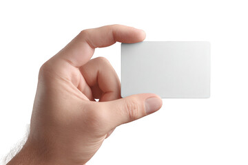 Hand holding blank business card (2)