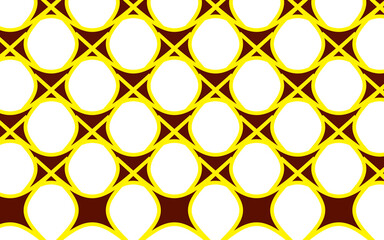 seamless pattern with circles and lines