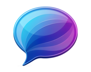  illustration of a speech bubble isolated on white background. PNG Transparent file type with high definition quality And vibrant color grading Available.