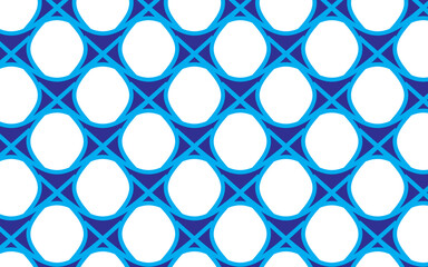 Naklejka premium seamless pattern with blue circles