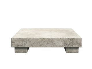 Concrete Block Display Stand