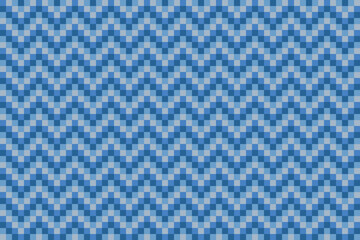 seamless blue wave geometric pattern
