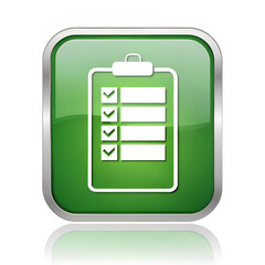 green battery icon isolated on white background. PNG Transparent file type with high definition quality And vibrant color grading Available.