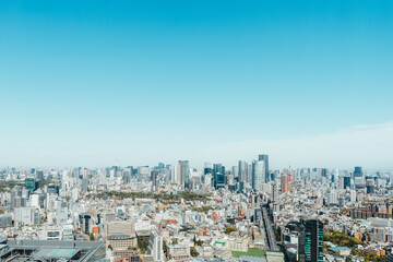 Geometric Architecture of Tokyo Skyscraper