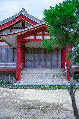  石垣島白保に佇む出雲大社先島本宮の静かな風景