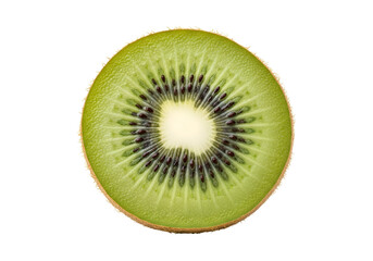 Vibrant Kiwi Slice: A Fresh and Healthy Tropical Fruit.