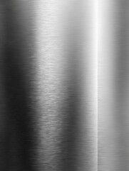 brushed stainless steel texture with smooth reflective surface creates modern and sleek appearance subtle gradients enhance visual depth and elegance of material