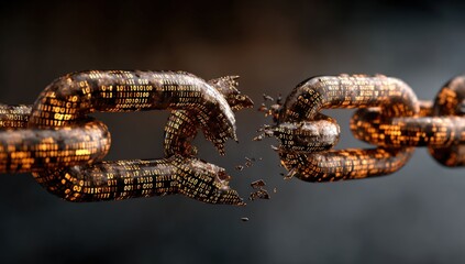 Broken digital chain