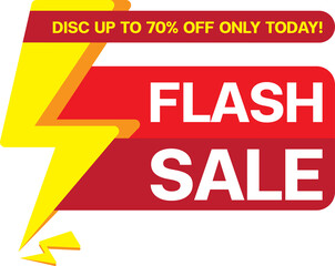 Red discount tag with transparent background ready to use.