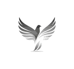 Obraz premium Abstract bird graphic design element
