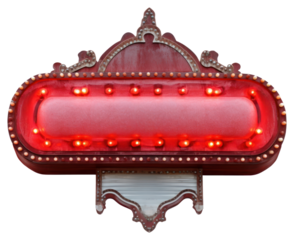 PNG Png theater red sign white background architecture illuminated.