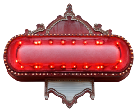 PNG Png theater red sign white background architecture illuminated.