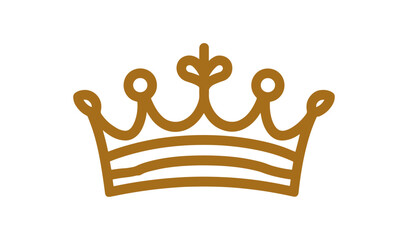 Golden crown graphic design