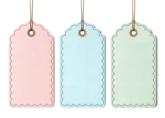 set of price tags isolated on white background. PNG Transparent file type with high definition quality And vibrant color grading Available.