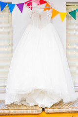 Wedding dress and wedding vail pictures