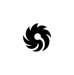 Obraz premium Solid black background