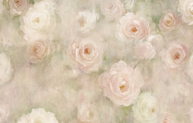 Pastel Floral Patterned Decorative Paper Collection