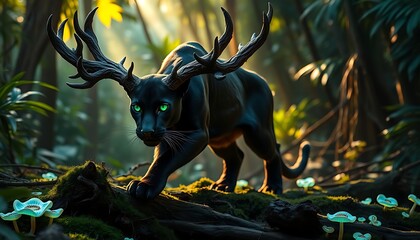 The Stalking Stag of the Twilight Glade
