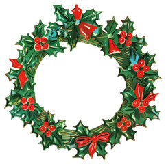 PNG Christmas wreath toy christmas decoration ornament.