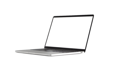 laptop isolated on white background