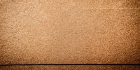 Fototapeta premium Textured light brown paper surface with subtle horizontal lines and a soft vignette