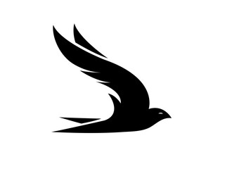 Obraz premium Flying Bird Logo Vector,Flying Bird image logo,Flying Bird monogram logo,Flying Bird abstract logo,Flying Bird travel logo,Flying Bird trsnsport logo