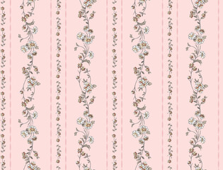 Soft Floral Patterned Decorative Paper Assortment