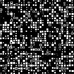 Fototapeta premium Abstract black and white square pattern design for background texture and modern art print style use case here