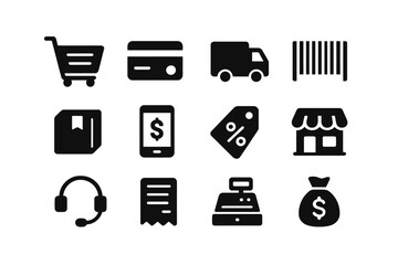 e-commerce icons set