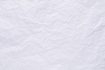 White crumpled paper abstract background concept paper and natural materials