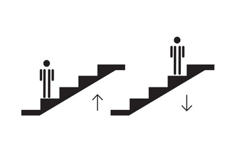 up and down stairs icon