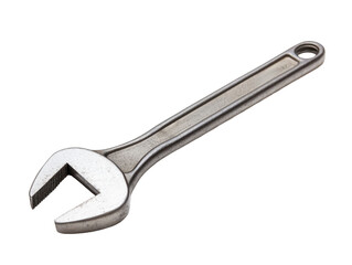 Adjustable Wrench on Transparent Background