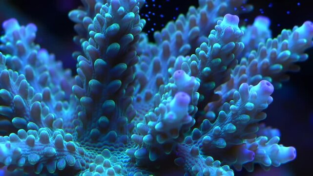 Amazing Underwater Coral Reef Macro Close-up in Vivid Colors