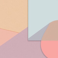 Fototapeta premium AI-Generated Abstract Geometric Composition for Event Promotion Graphics, Featuring Aurora Borealis Color Flow in Muted Pastels with Bold Accents, Professional Commercial Quality