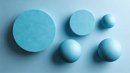 Light blue geometric shapes on a light blue background.