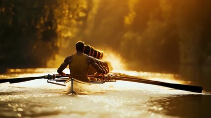 Rowing Sport - Powered by Adobe