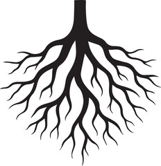  root silhouette vector