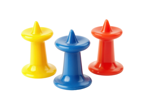 Colorful Board Game Pieces